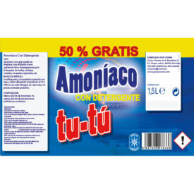 AMONIACO 1.5L CON DETERGENTE