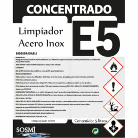 E5 LIMPIADOR ACERO INOX