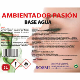 AMBIENTADOR PASIÓN BASE AGUA 5L
