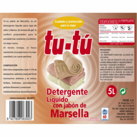 DETERGENTE MARSELLA 5L TU-TU