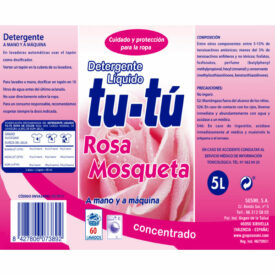 DETERGENTE ROSA MOSQUETA 5L TU-TU