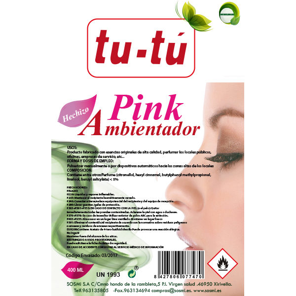 AMBIENTADOR PINK 400 ML