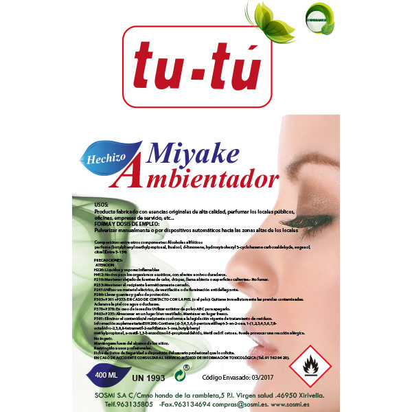 AMBIENTADOR MIYAKE 400 ML
