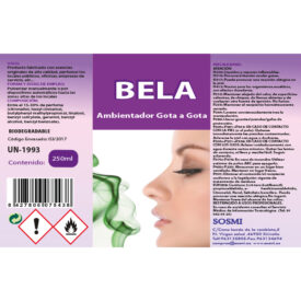 AMBIENTADOR GOTA A GOTA BELA 250 ML