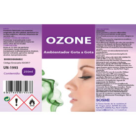 AMBIENTADOR GOTA A GOTA  OZONE 250 ML