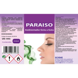 AMBIENTADOR GOTA A GOTA  PARAISO 250 ML