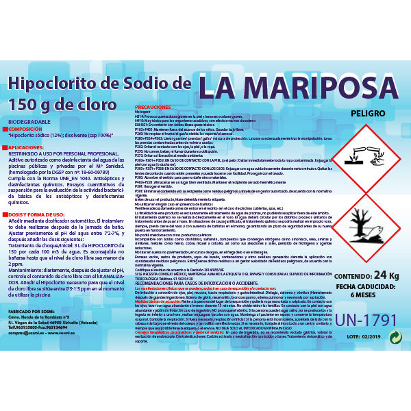 CLORO LA MARIPOSA