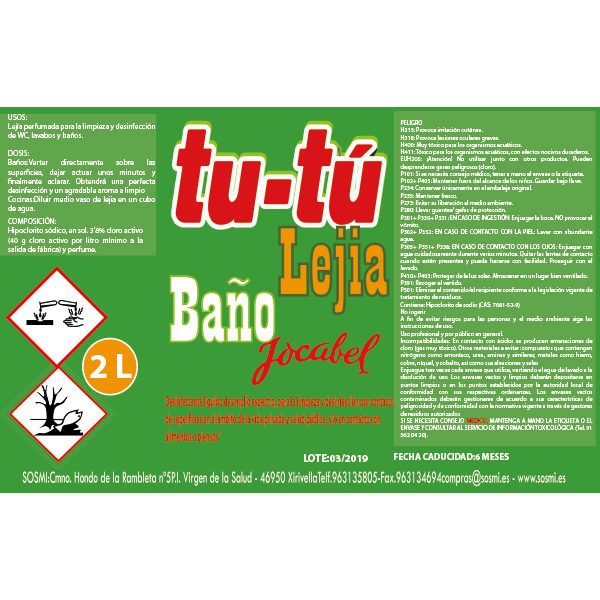 LEJIA 2 LITRO BAÑO